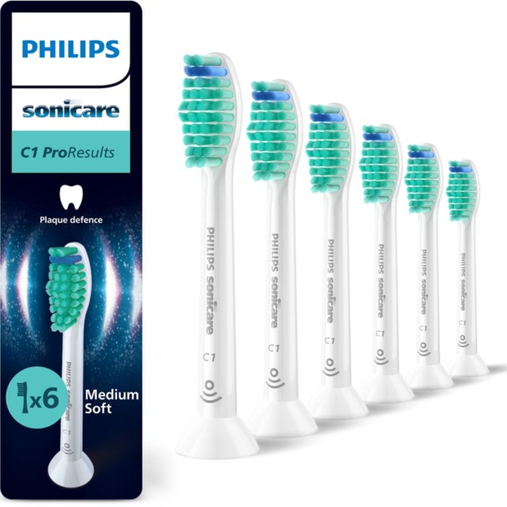 Philips borsthuvuden Sonicare ProResults HX6016/87, 6-pack - vit