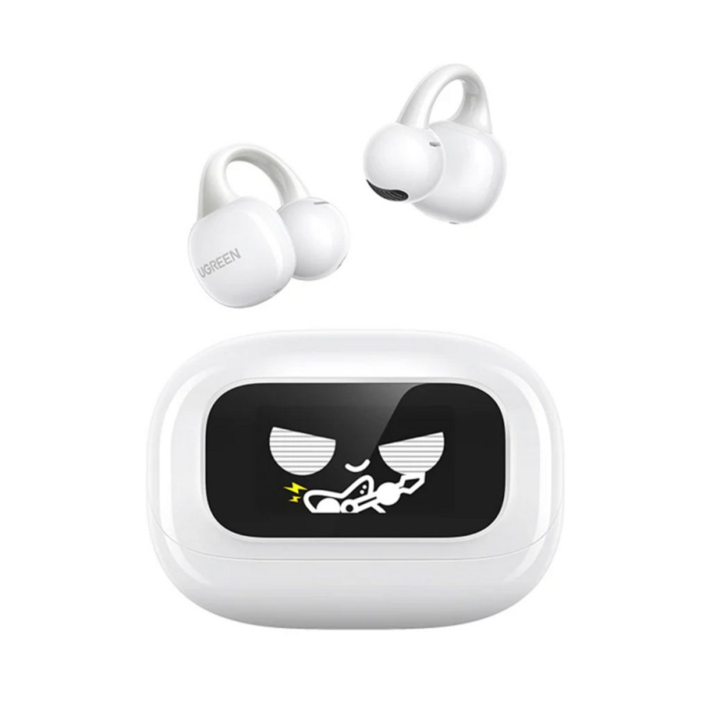 Ugreen S6 ClipBuds Magic WS208 trådlösa hörlurar open-ear – vit