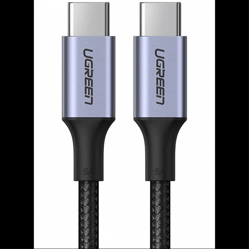 Ugreen US316 USB-C till USB-C-kabel 100W, 3m – Grå