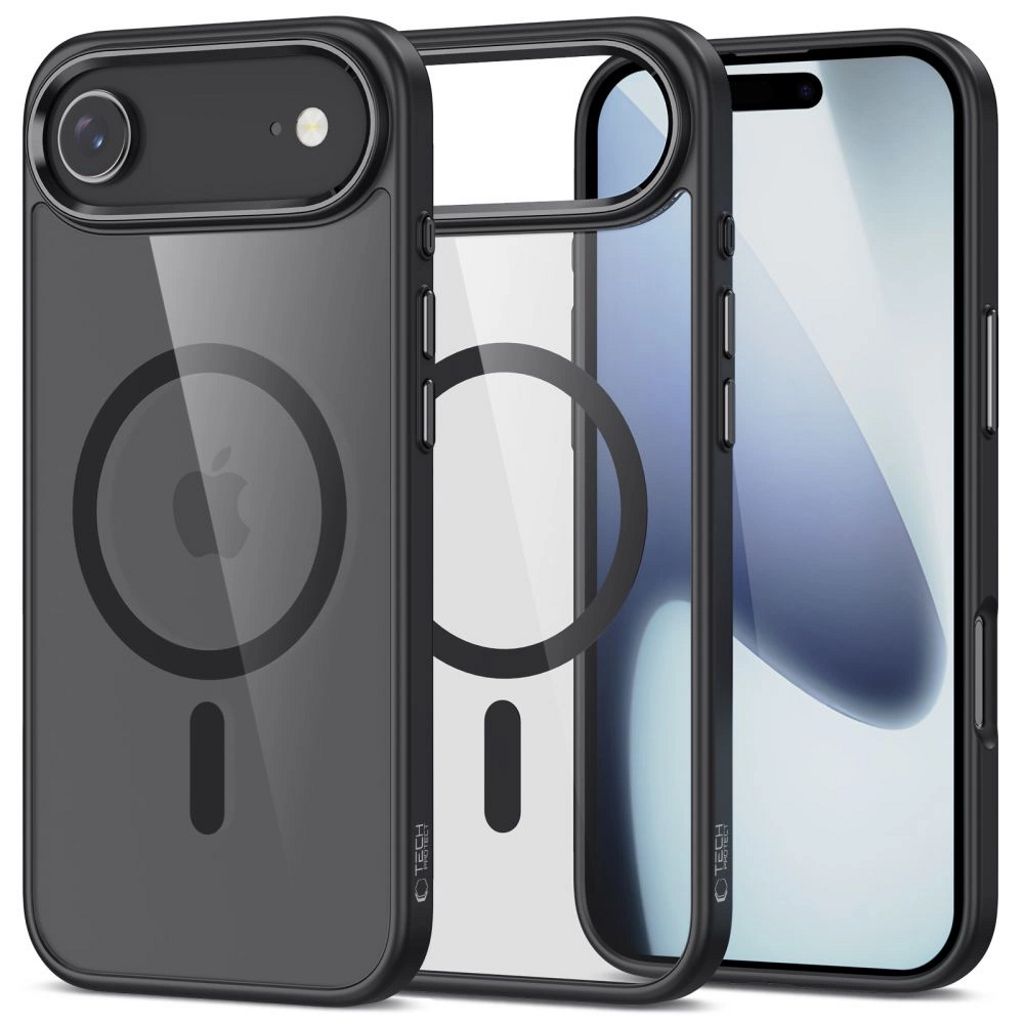 Tech-Protect MagFlex MagSafe Case for iPhone Air - Clear Black