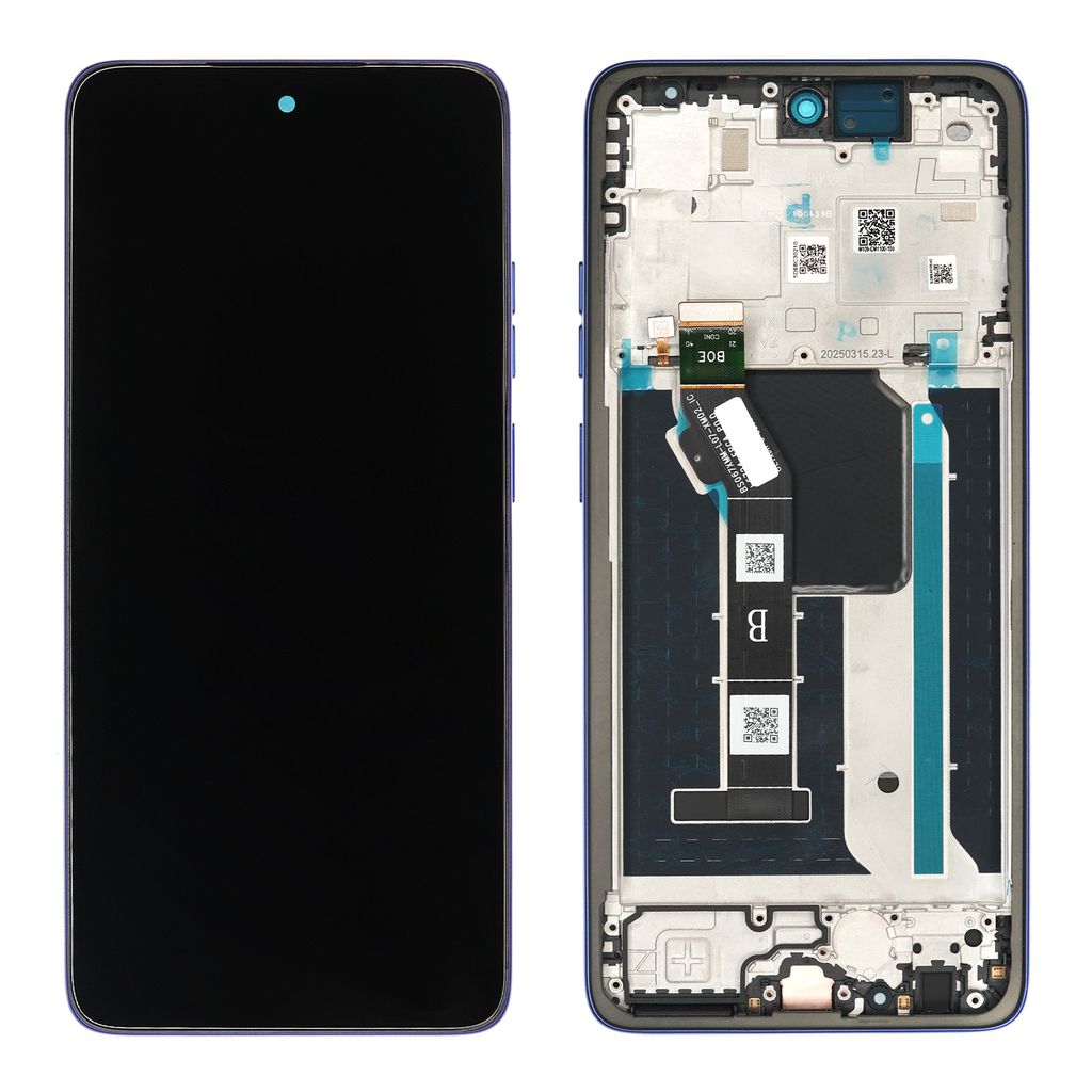 Motorola Moto G56 5G LCD Skærm Original - Blå