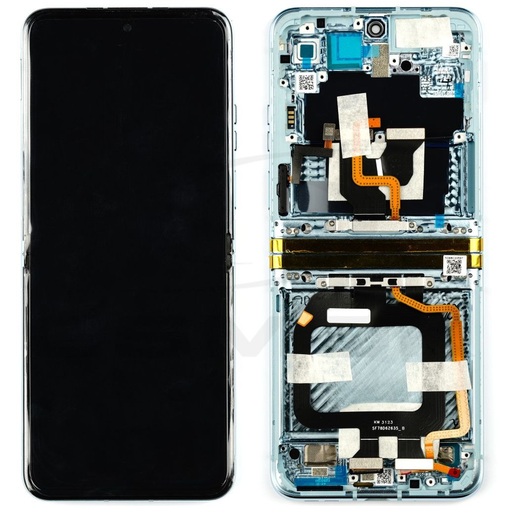 Motorola Razr 40 Ultra LCD Päänäyttö - Sininen