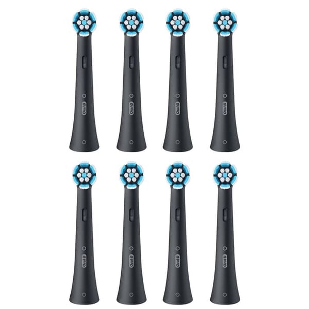 Oral-B iO Gentle Care tandbørstehoveder, 8-pak – sort