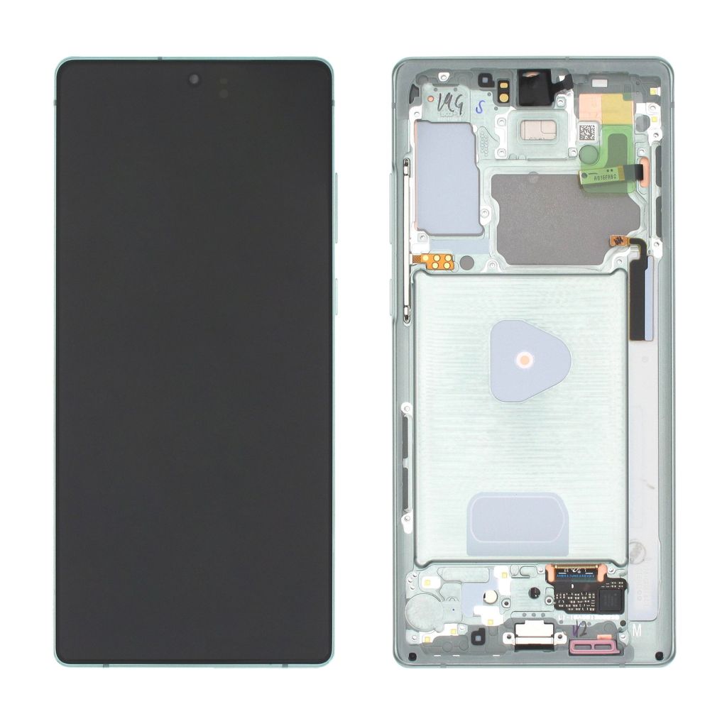 Samsung Galaxy Note 20 LCD-näyttö Alkuperäinen - Mystic Green