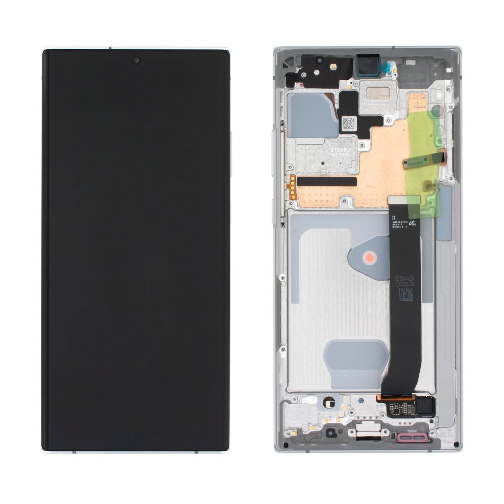 Samsung Galaxy Note 20 Ultra LCD Skærm Original - Mystic White