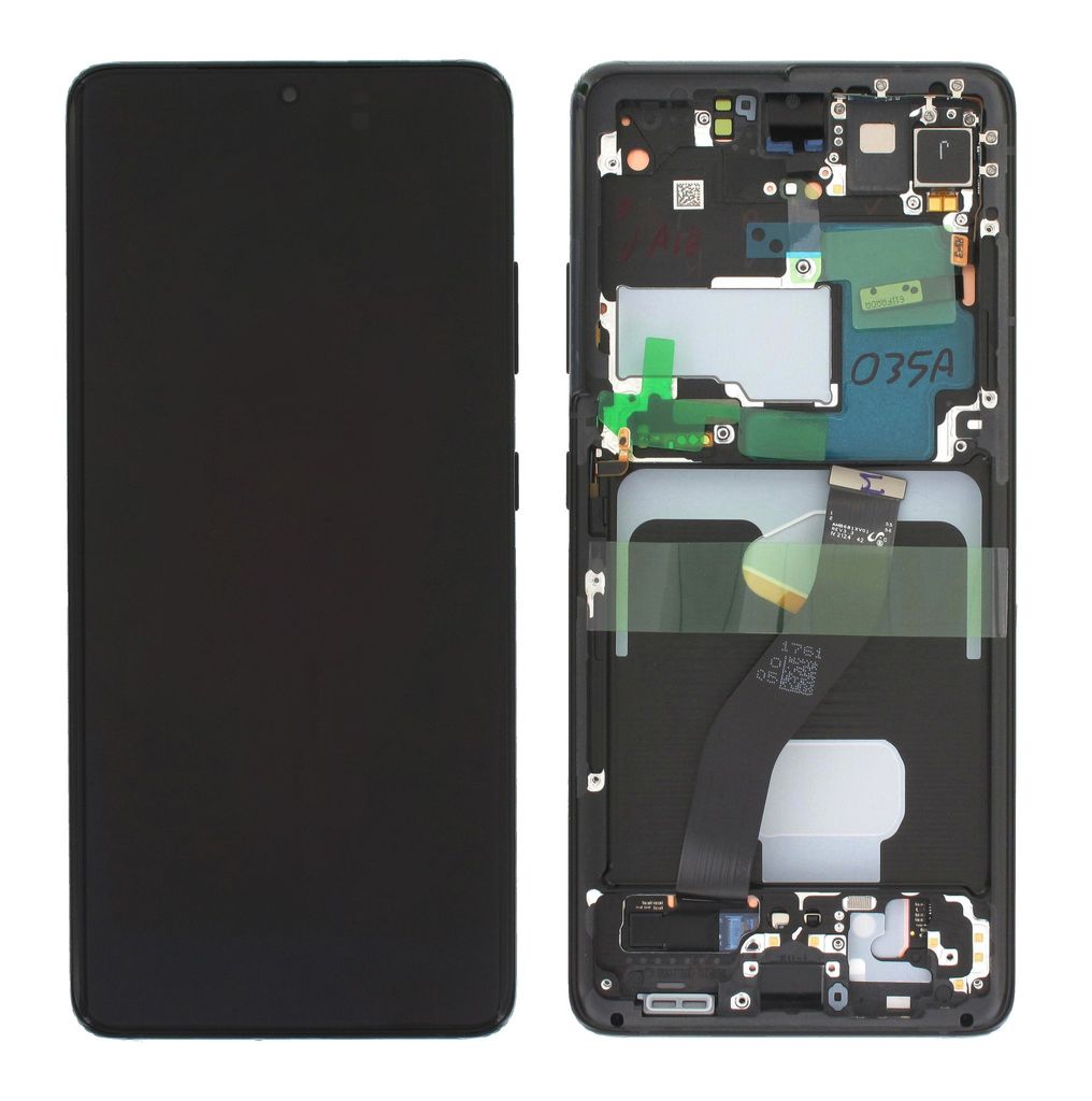 Samsung Galaxy S21 Ultra LCD Skärm Original - Phantom Black