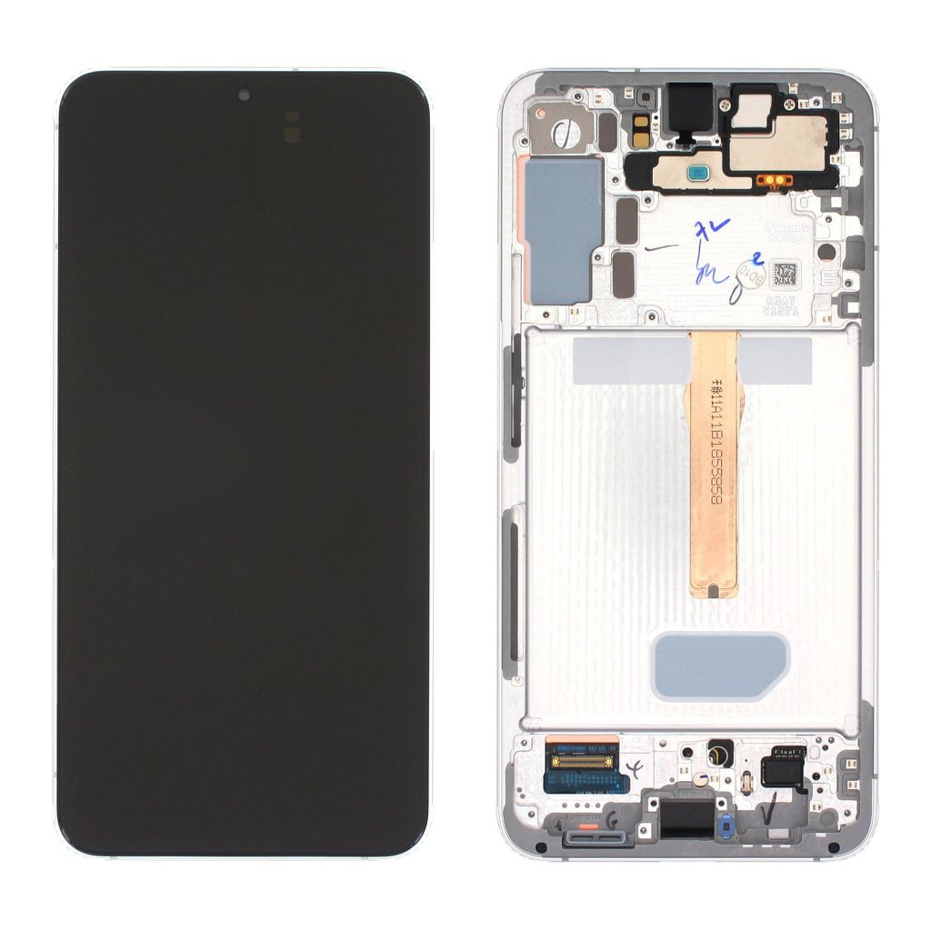 Samsung Galaxy S22 Plus LCD Skärm Original - Phantom White Cream