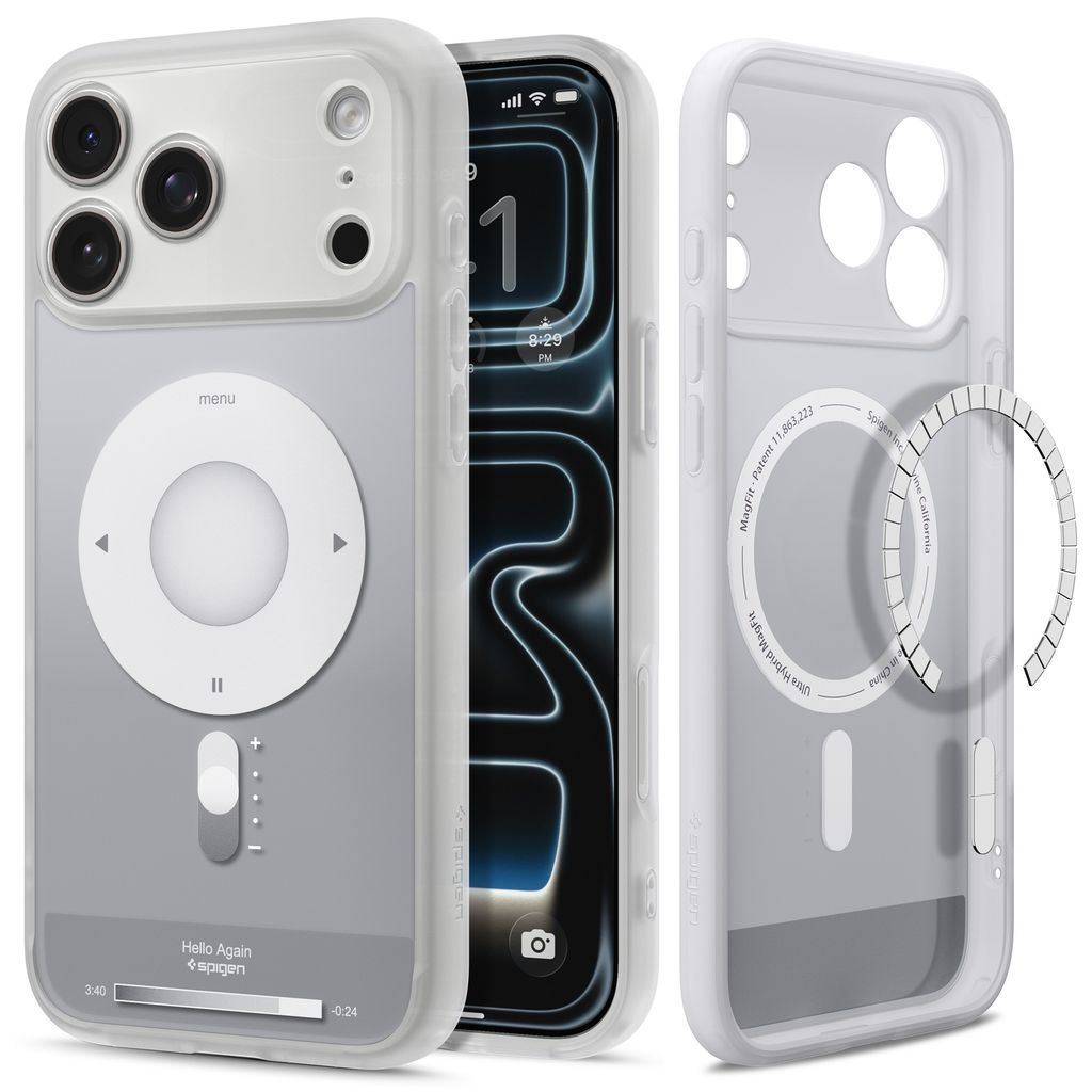 Spigen Ultra Hybrid MagFit Classic Skal iPhone 18 Pro Max /17 Pro Max - Silver