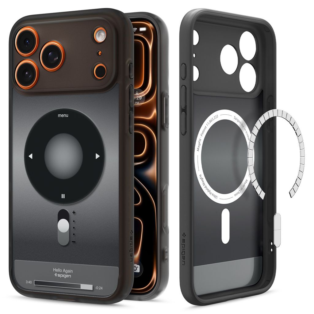 Spigen Ultra Hybrid MagFit Classic Skal till iPhone 18 Pro /17 Pro - Svart