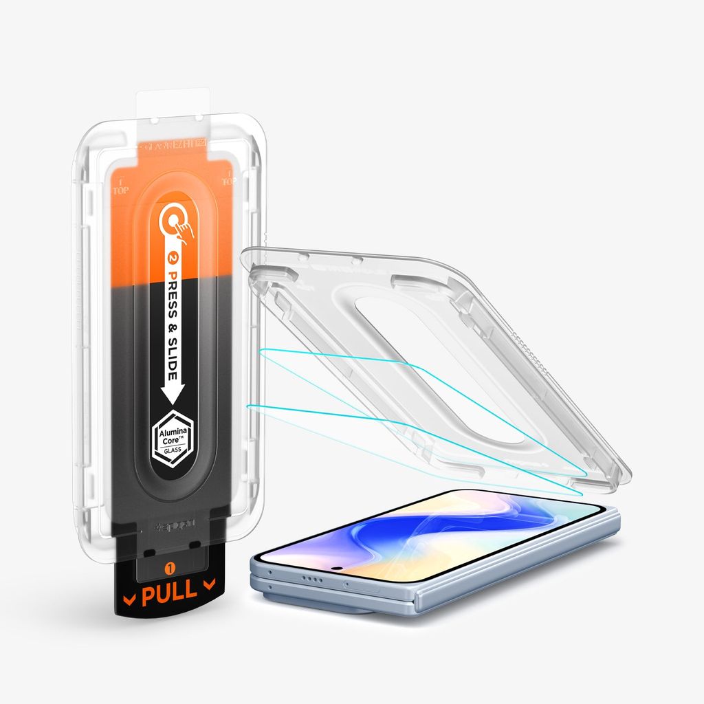 Spigen Glas.tR EZ Fit Pro Skjermbeskytter 2-paking til Google Pixel 11 Pro Fold