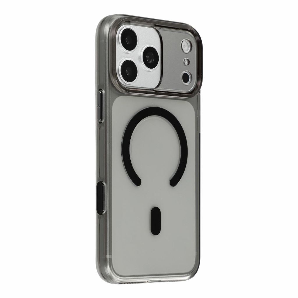 JAUCASE iPhone 18 Pro Max/17 Pro Max MagSafe Kuori - Läpinäkyvä/musta