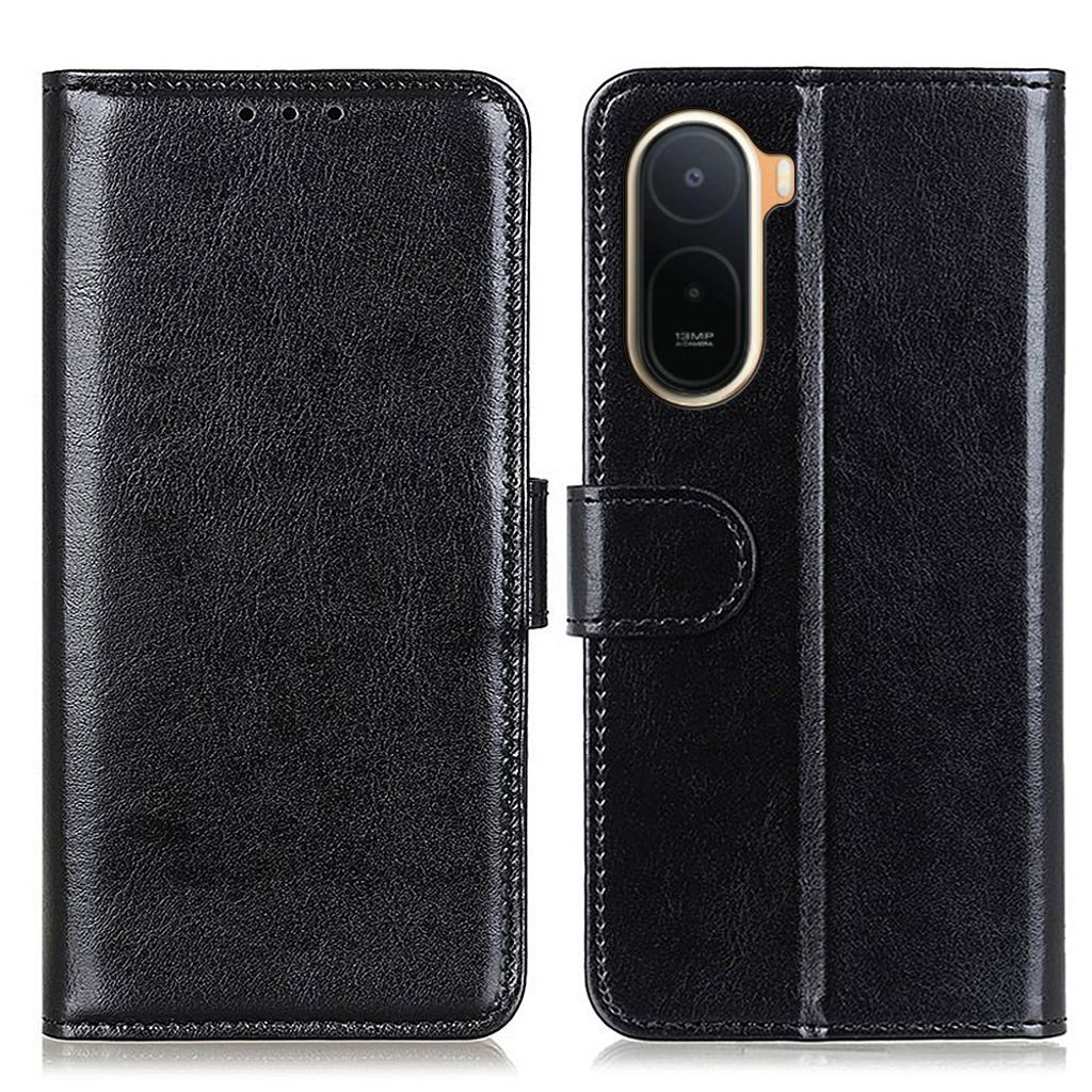 Xiaomi Poco C85x 5G/Redmi A7 Pro Plånboksfodral PU-läder - Svart