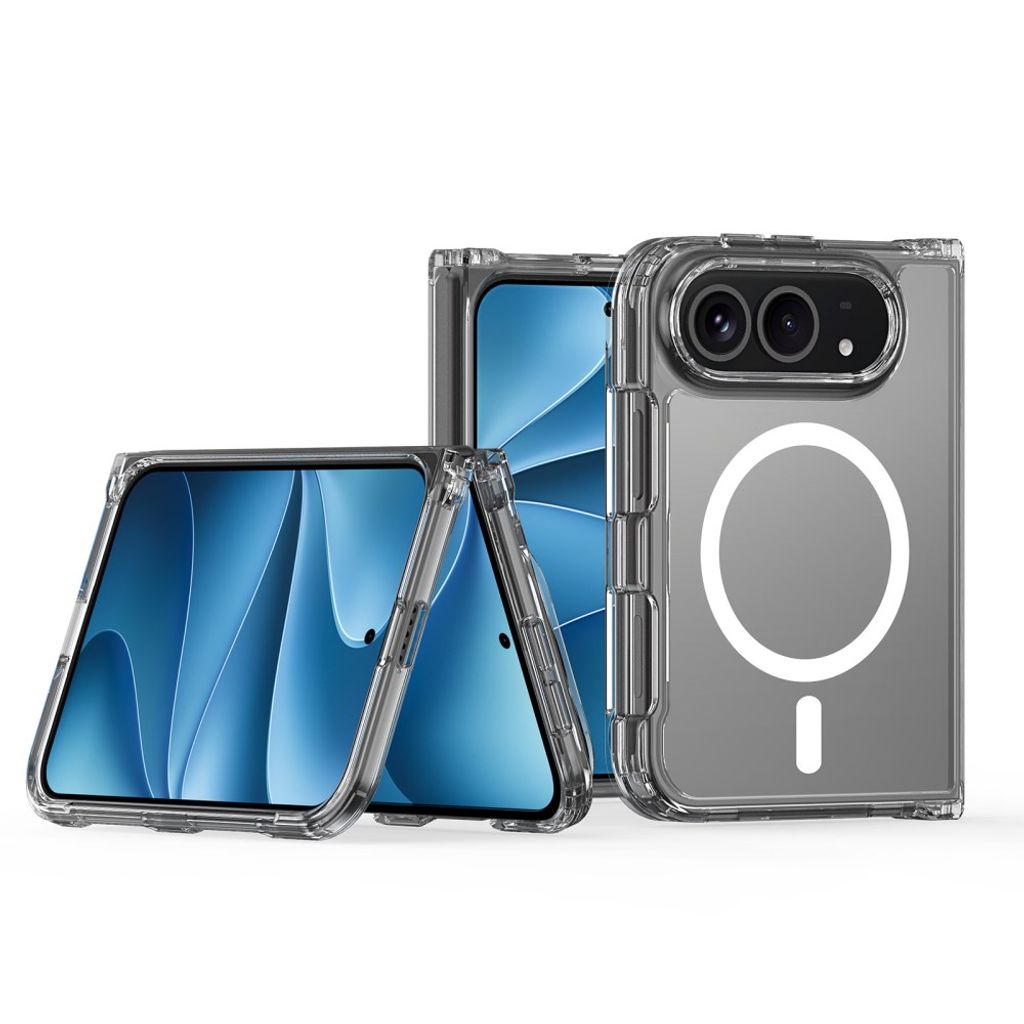 DUX DUCIS iPhone Fold Flip Cover MagSafe kompatibel - Gennemsigtig