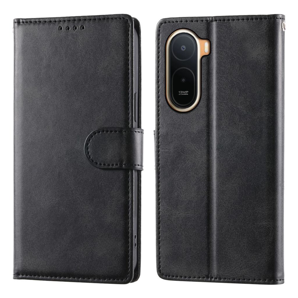 Xiaomi Poco C85x 5G/Redmi A7 Pro Plånboksfodral PU-läder - Svart
