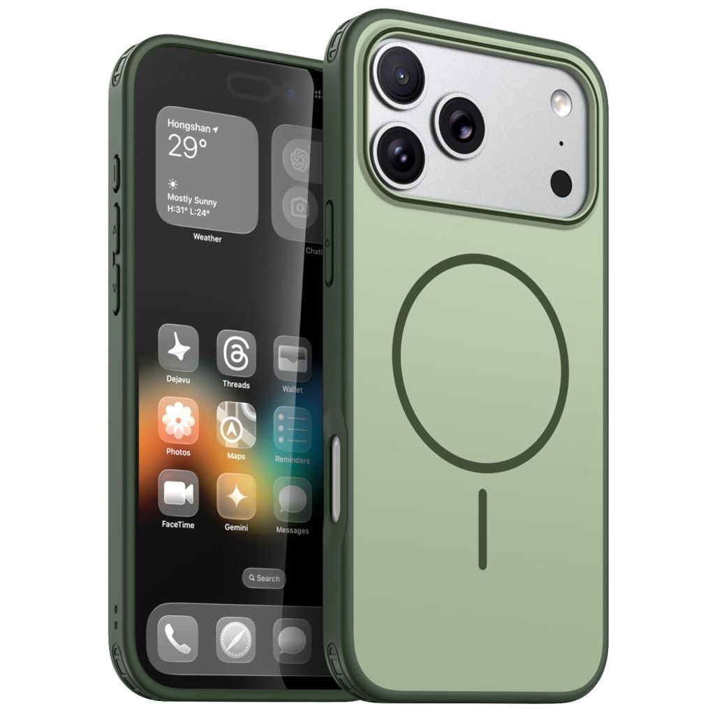 iPhone 18 Pro Max/17 Pro Max MagSafe Skal - Grön