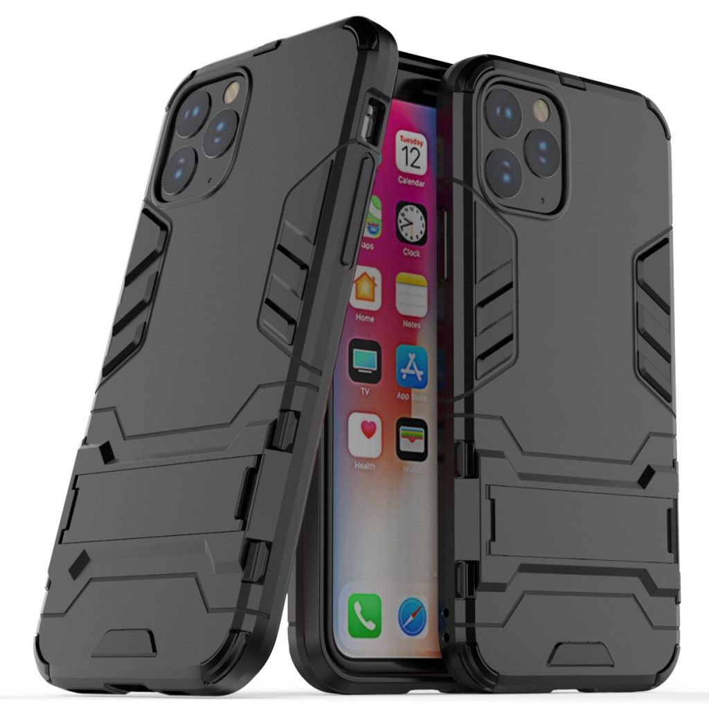 iPhone 11 Pro Telefoncover med Stativ - Sort