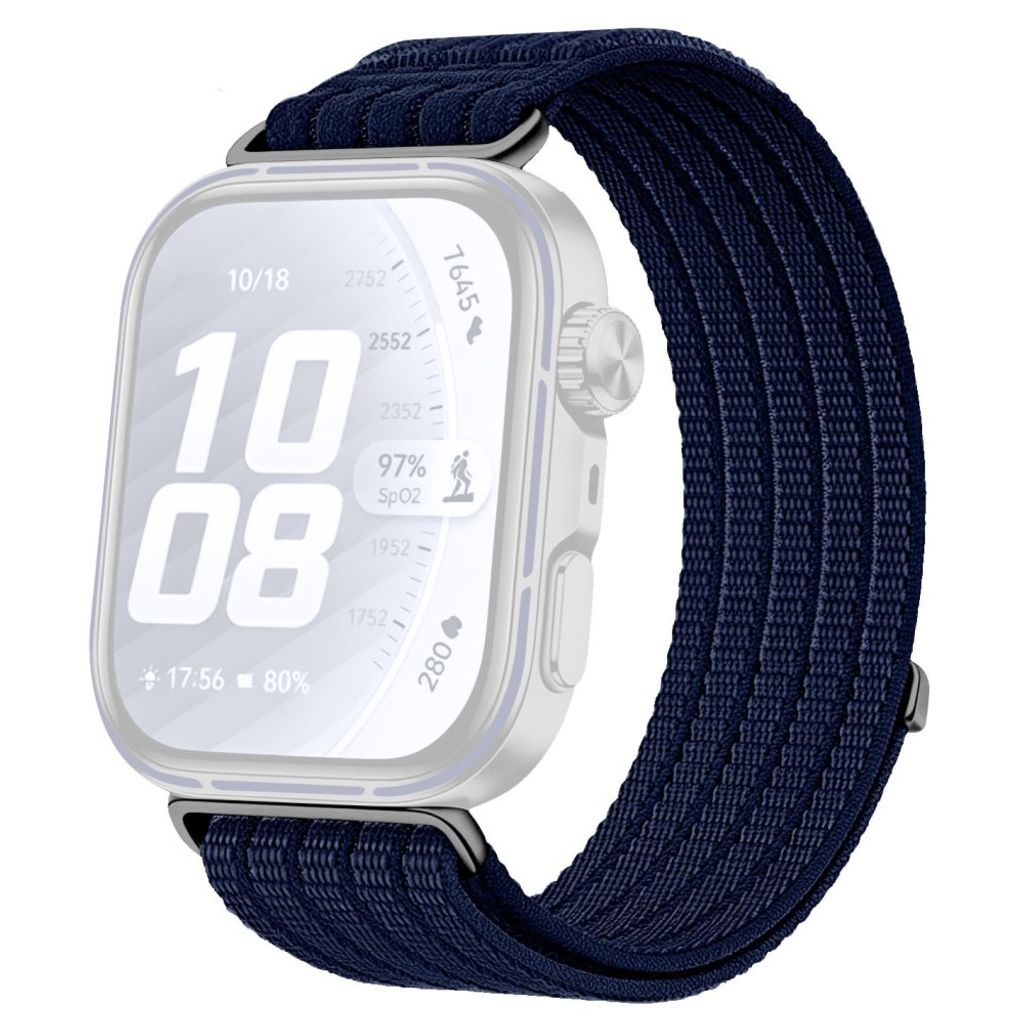 Huawei Watch Fit 5/5 Pro/4/4 Pro/3 Urrem i nylon - Marineblå