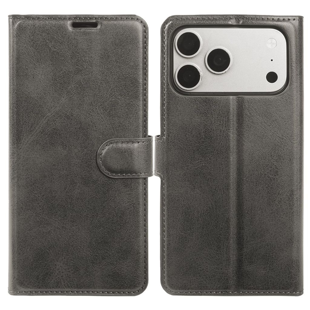 iPhone 18 Pro Max/17 Pro Max Lompakkokotelo jalustalla - Harmaa