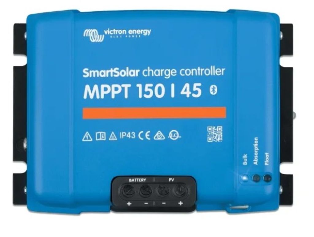 Victron SmartSolar MPPT 150/45 Solcellsregulator 12V / 24V / 48V | Laddare - Solcellsregulator | Batteritema