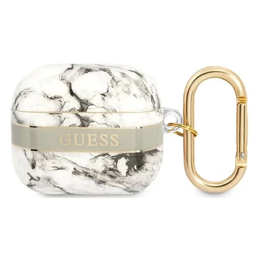 Guess Marble Strap Fodral till Airpods 3 - Grå