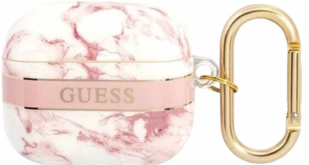 Guess Marble Strap Fodral till Airpods 3 - Rosa