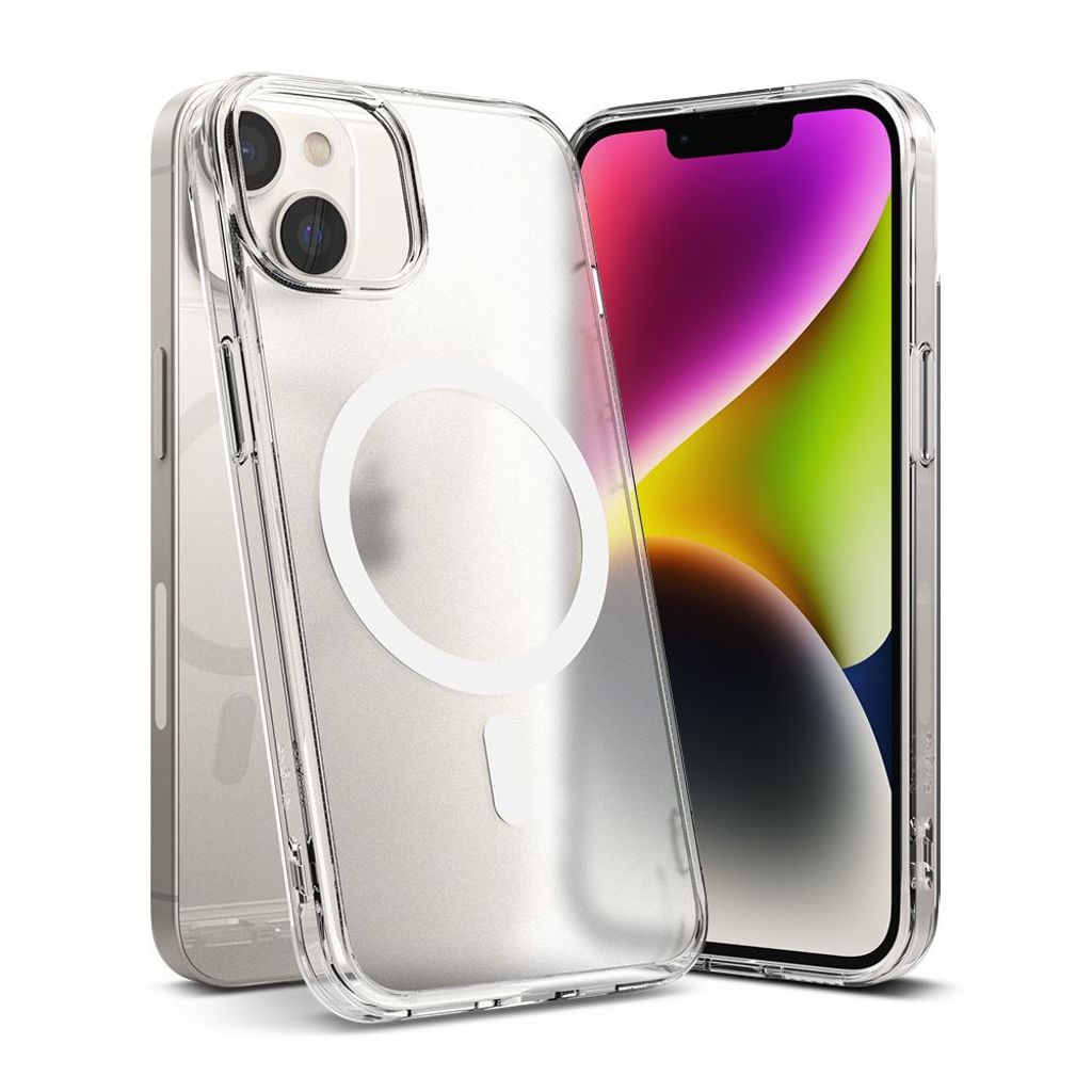 Ringke Fusion MagSafe Deksel til iPhone 14 Plus - Matt gjennomsiktig