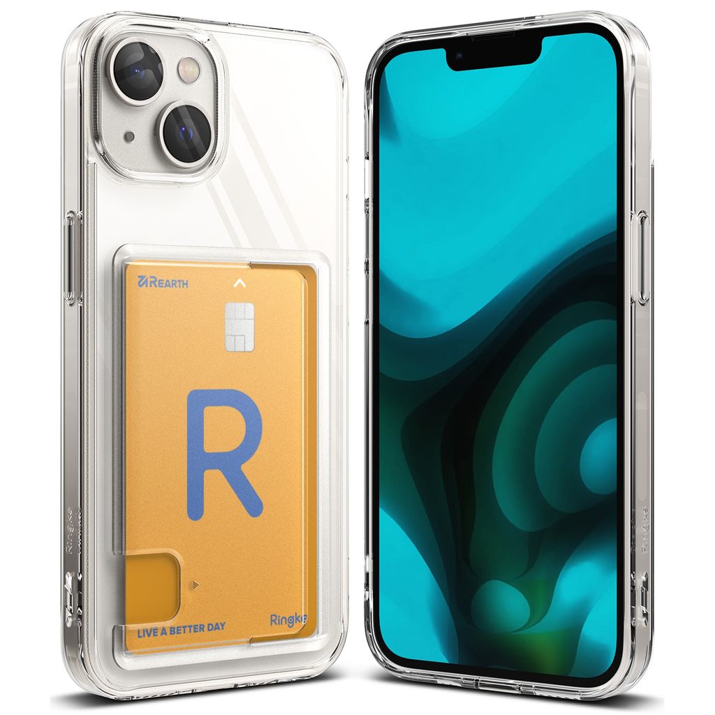 Ringke Fusion Card Deksel til iPhone 14 Plus - Gjennomsiktig