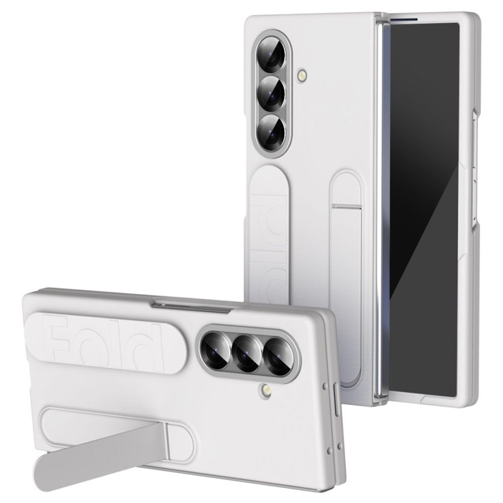 Samsung Galaxy Z Fold7 5G Skal med Stativ - Vit