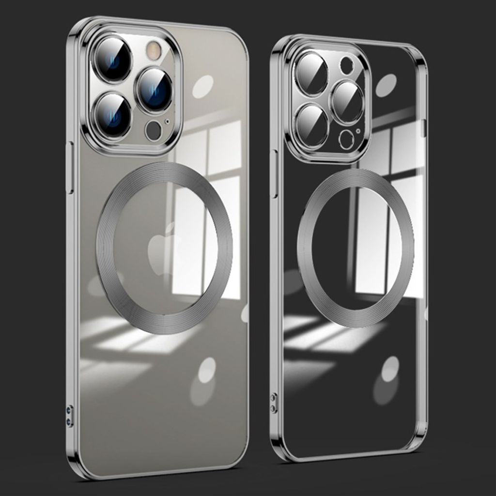 iPhone 12 Pro Kuori TPU MagSafe-yhteensopiva - Musta