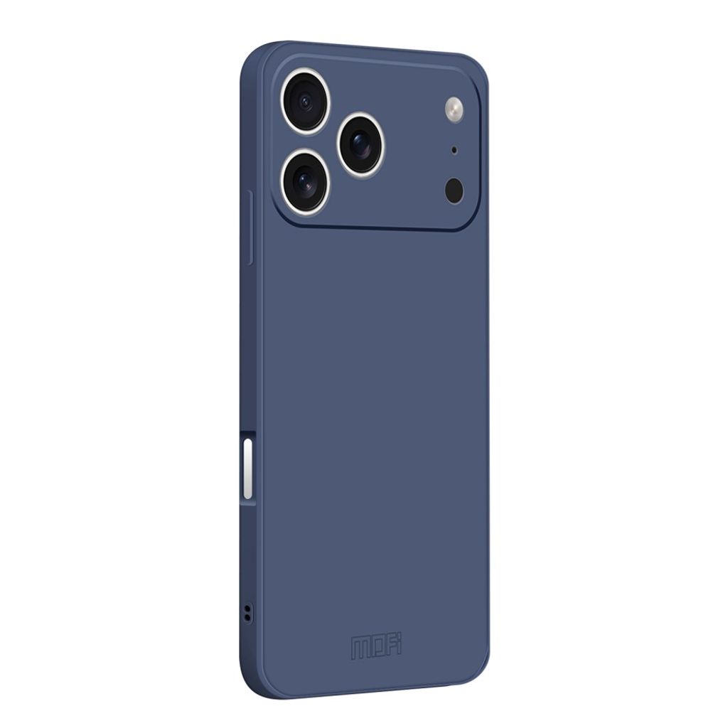 MOFI iPhone 18 Pro Max Kuori Silikoni - Harmaansininen