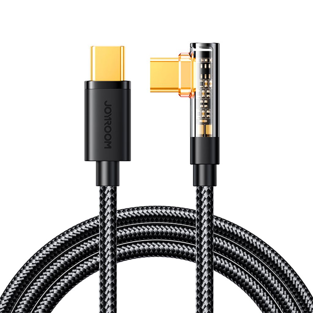 Joyroom Gaming Cable S-CC100A6 USB-C / USB-C 100W 1.2m - sort