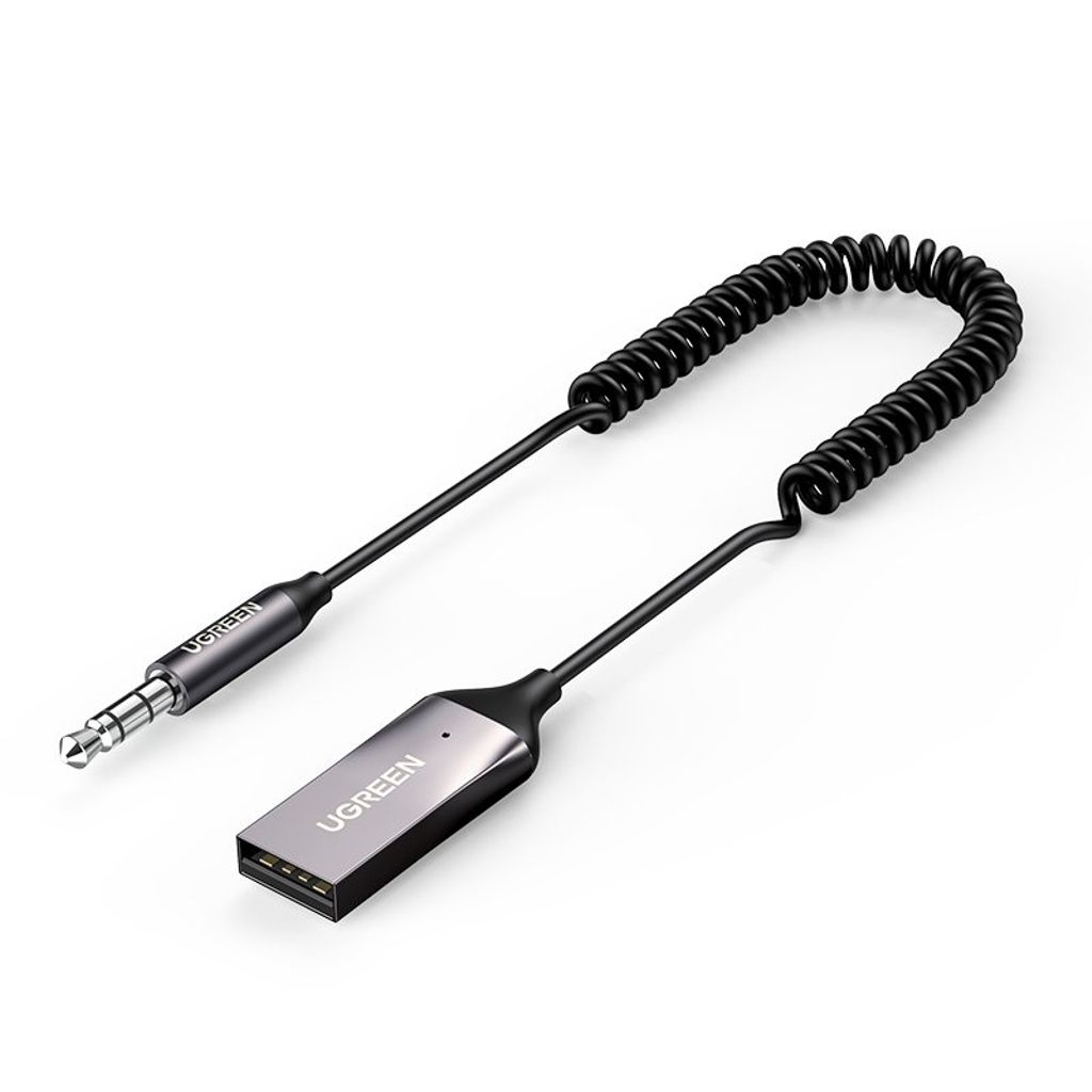 Ugreen Bluetooth 5.3 audio receiver USB-kabel till AUX svart