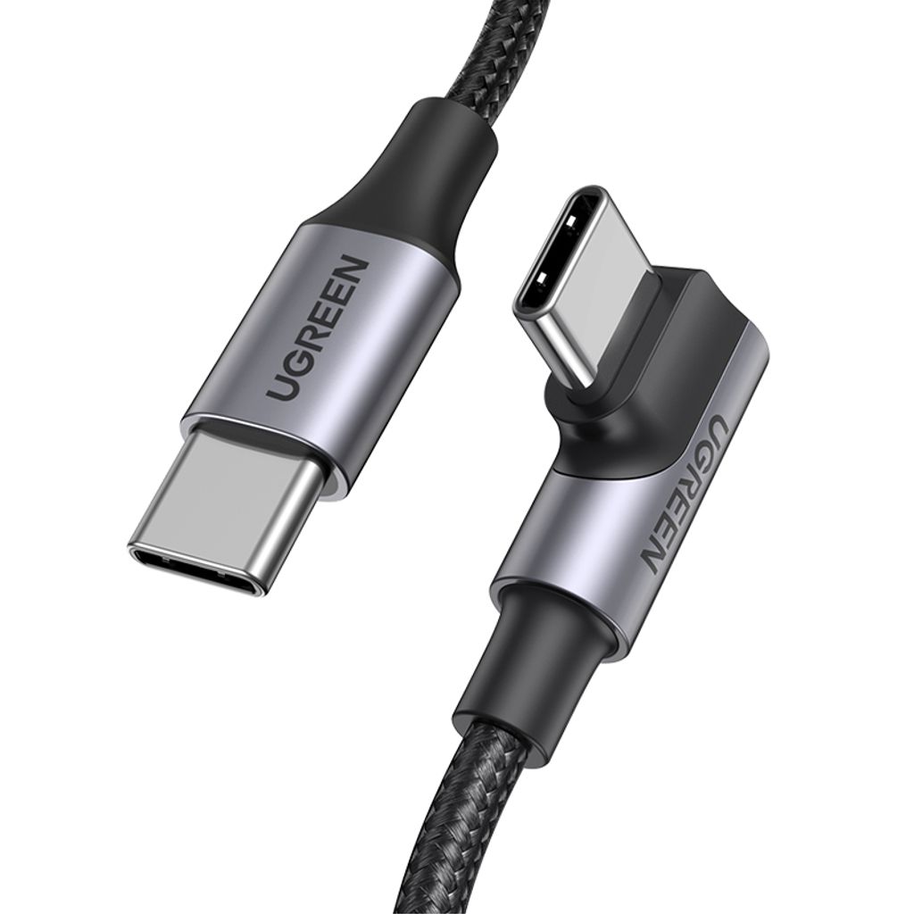 Ugreen US334 70645 USB-C til USB-C kabel 100W PD, 2m (sort)