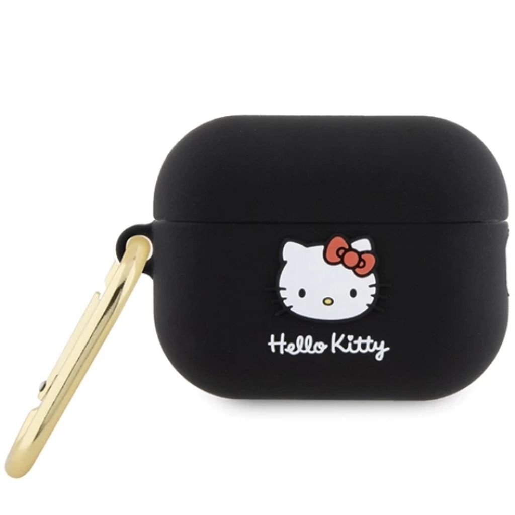 Hello Kitty 3D Silikon Fodral till Airpods Pro 2 - Svart