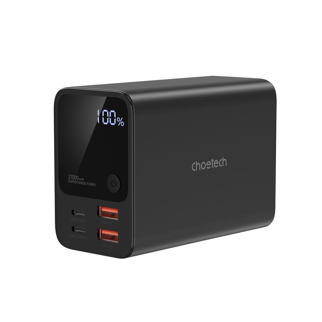 Choetech B635BK USB-A / USB-C powerbank 22.5W 27000mAh - svart