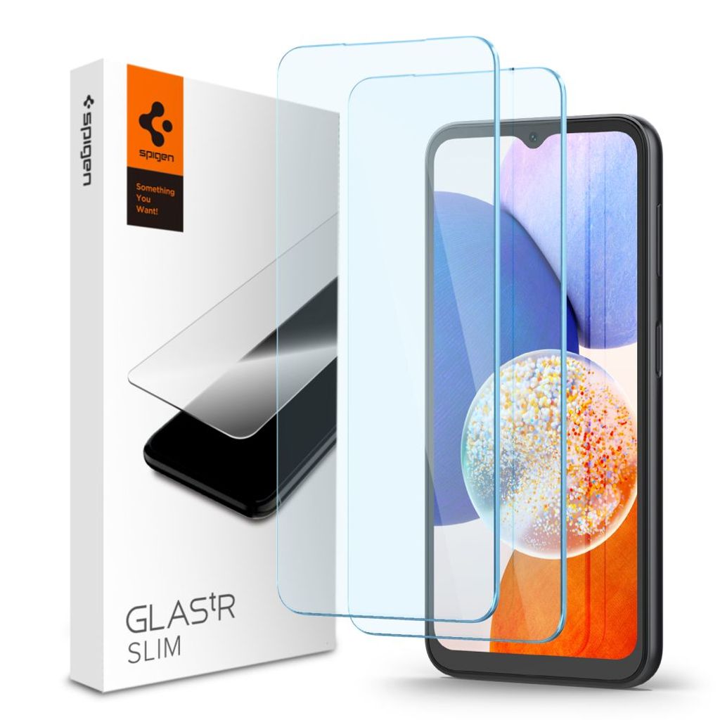 Spigen Glas.tR Slim 2-pack Näytönsuoja Samsung Galaxy A15 4G/5G/A25 5G