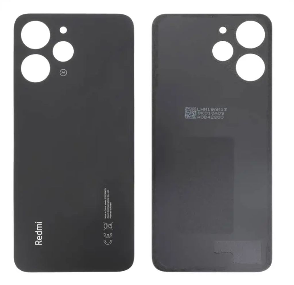 Xiaomi Redmi 12 Bakdeksel - Svart