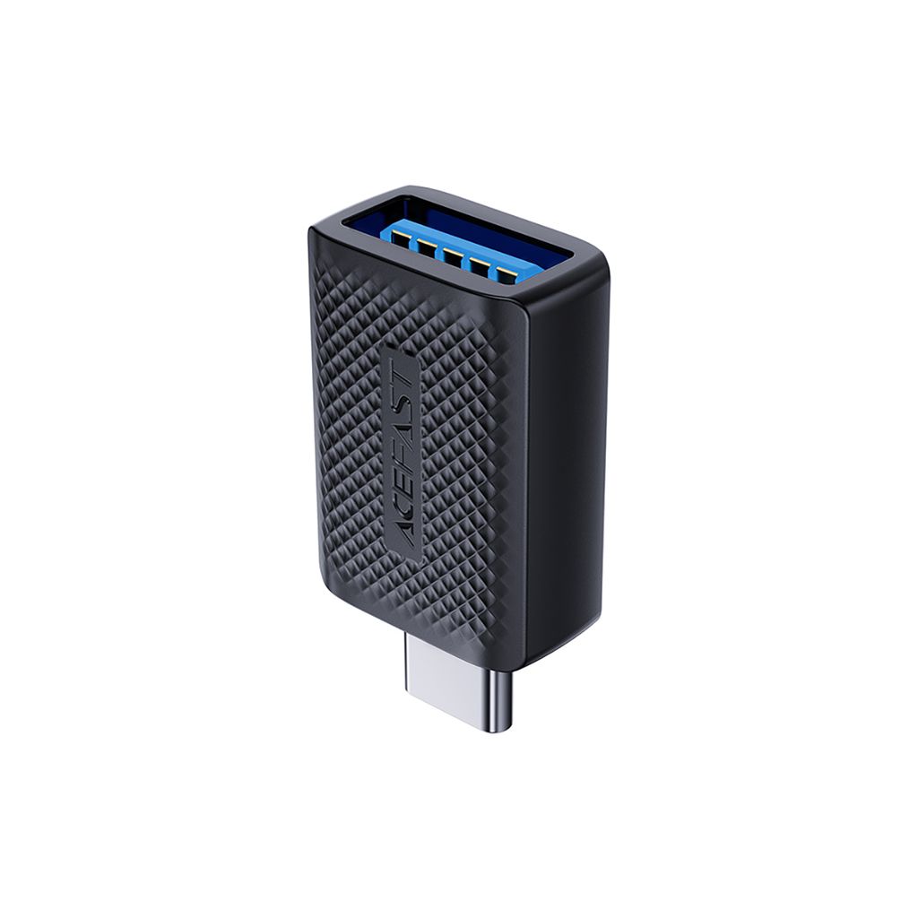 Acefast J1 USB-A til USB-C adapter 5Gb/s – svart