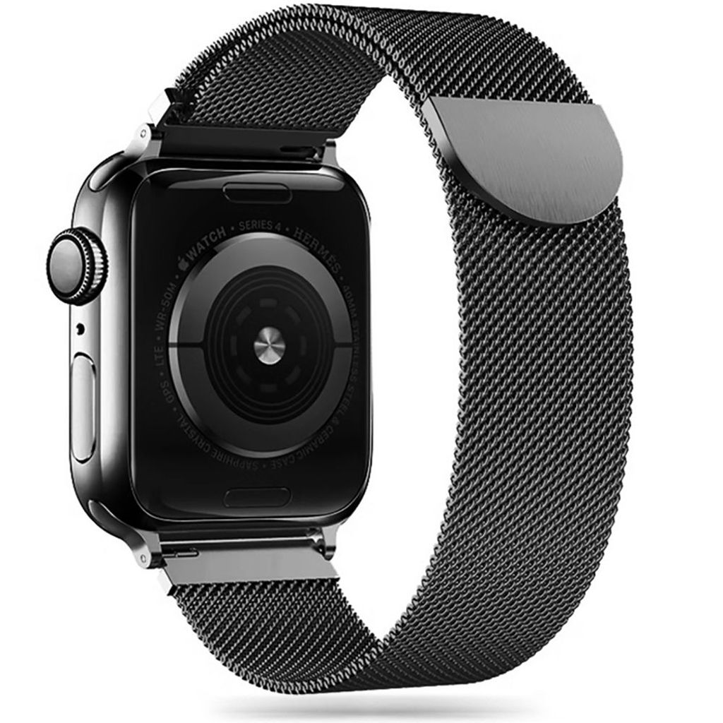 Tech-Protect MilaneseBand Kellonranneke Apple Watch 38/40/41 mm - Musta