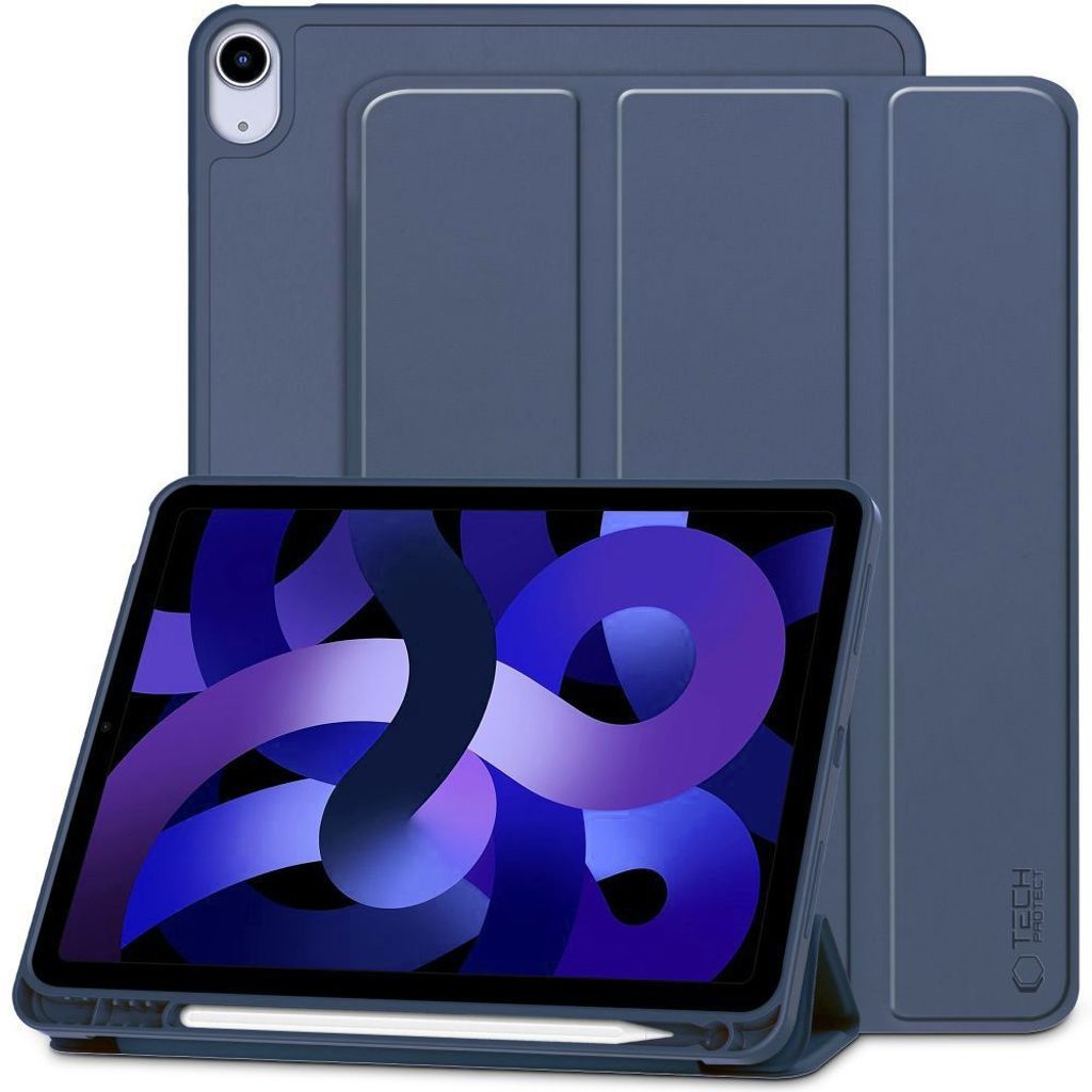 Tech-Protect SC Pen Kotelo iPad Air 10.9" 2020-2022 / 11" 2024 - Tummansininen