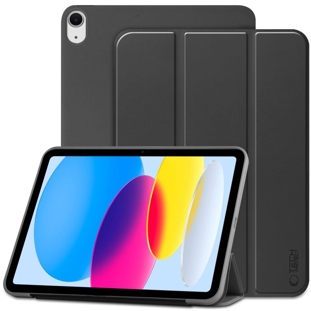 Tech-Protect Smartcase Tri-Fold Kotelo iPad 10th Gen 2022 10.9" - Musta