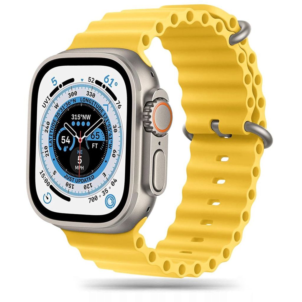 Tech-Protect IconBand Pro Klokkereim til Apple Watch 42/44/45/49 mm - Gul