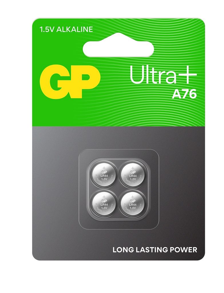 GP Ultra Plus Alkaline knappcell LR44/A76 10-pack | Batterier - Knappcellsbatterier - LR44 | Batteritema