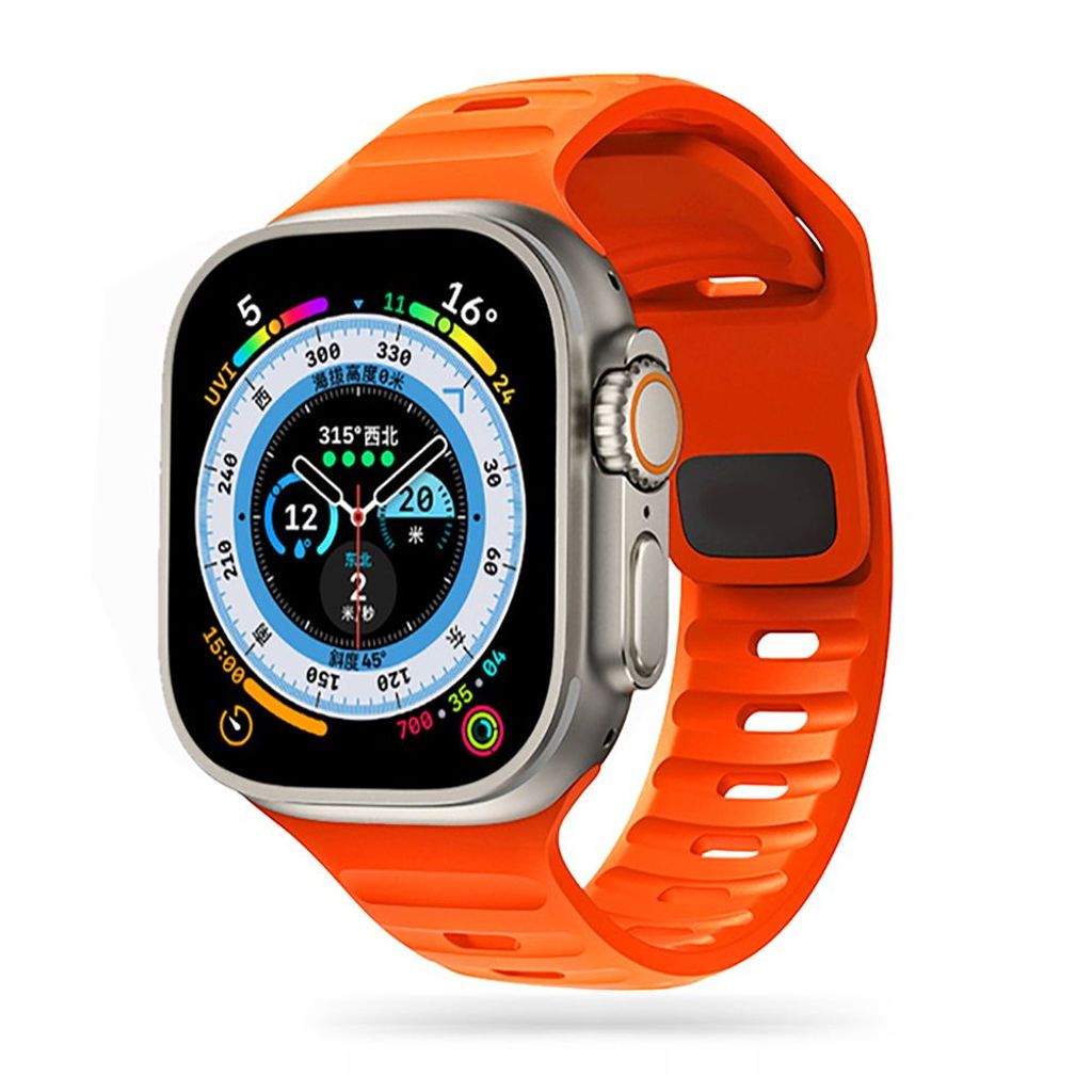 Tech-Protect IconBand Line Klokkereim til Apple Watch 42/44/45/49 mm - Oransje
