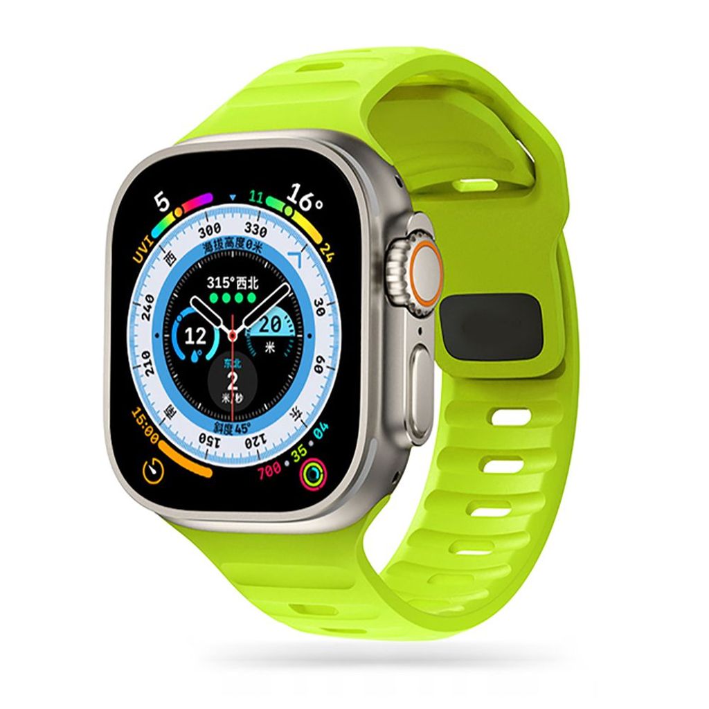 Tech-Protect IconBand Line Klokkereim til Apple Watch 42/44/45/49 mm - Lime