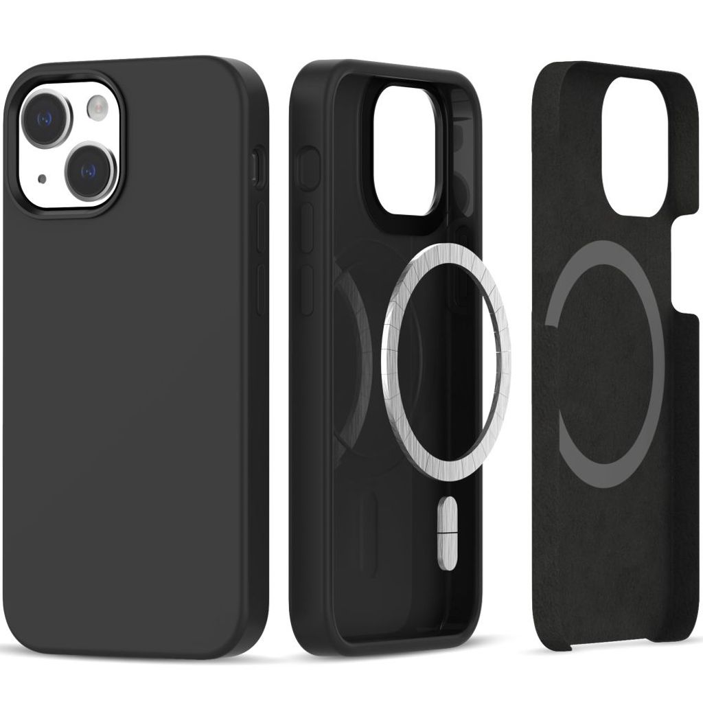 Tech-Protect Silicone MagSafe Case for iPhone 13/14 - Black