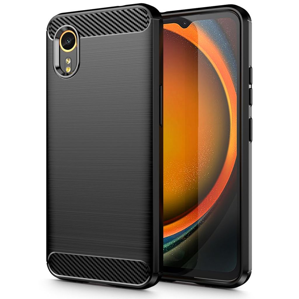 Tech-Protect TPU Carbon Cover til Samsung Galaxy XCover 7 - Sort