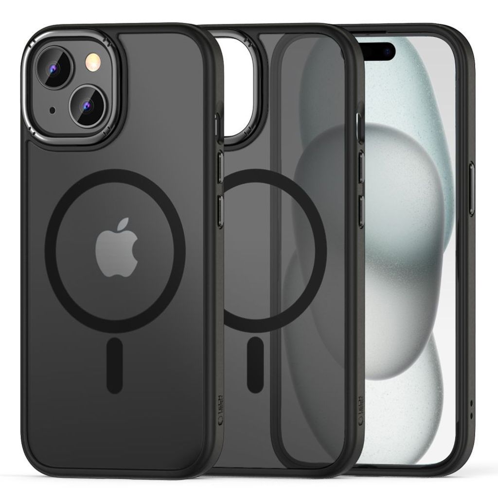 Tech-Protect MagMat 2 MagSafe Case for iPhone 15 - Matte Black