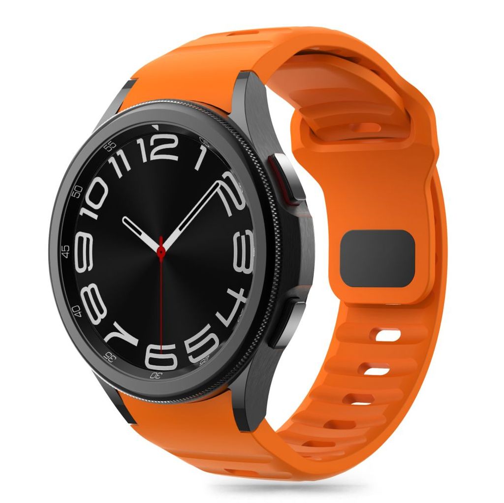 Tech-Protect Silicone Line Kockarmband Galaxy Watch 4/5/5 Pro/6/7/FE - Orange