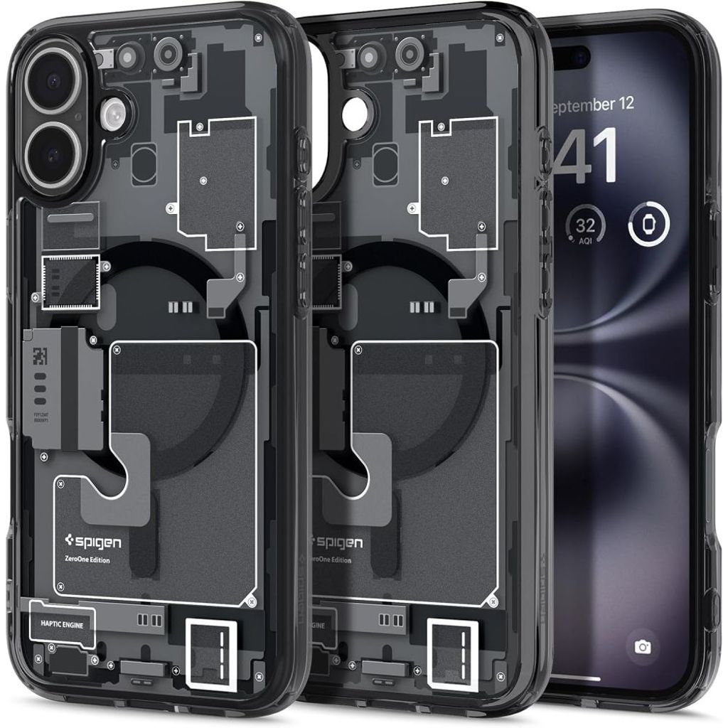 Spigen Ultra Hybrid MagSafe Zero One Case for iPhone 16 - Gray